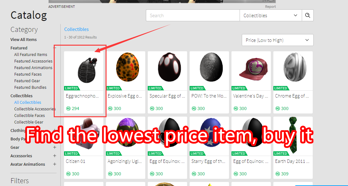 How To List Item In Roblox - lowest amount of robux you can buy