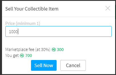 How To List Item In Roblox