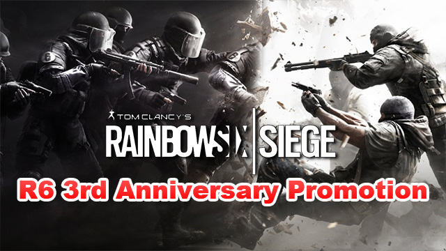 Rainbow Six Siege 3 Rd Anniversary Promotion On Rvgm Com Up To 50 - how to make a game r6 only 2019 roblox roblox hack com